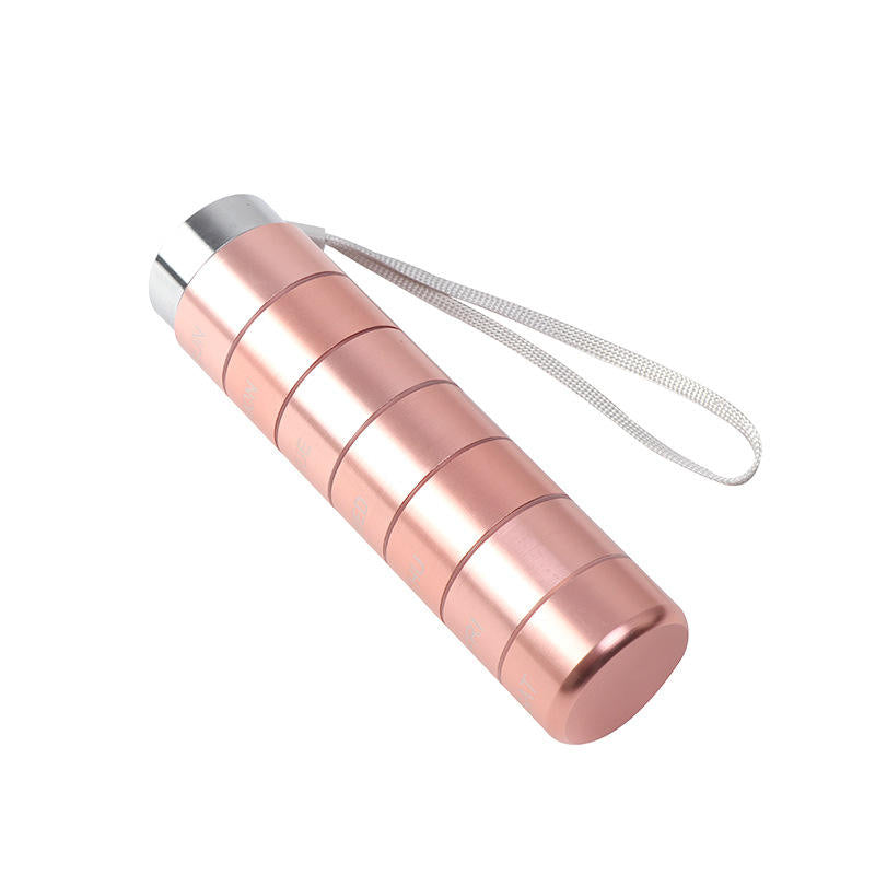Premium Metal Weekly Pill Case 7 Compartments